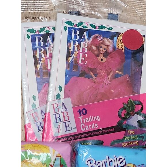Barbie Lot 1990s Trading Cards 1988 Tissues - Picture 3 of 7